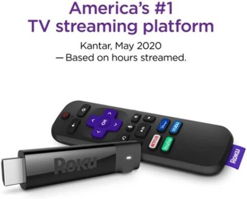 Roku Streaming Stick+ | HD/4K/HDR Streaming Device with Long-range Wireless and Voice Remote with TV Controls (Renewed) in Saudi Arabia
