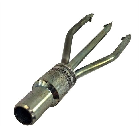 Speargun Galvanized Trident - Flat 3-Prong for Spearfishing, Freediving & Scuba Diving in Saudi Arabia