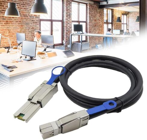 0.5/1/2m SFF-8088 to SFF 8644 Cable Highly Speed Data Server Raids External Cable for Techs Enthusiasts in Saudi Arabia