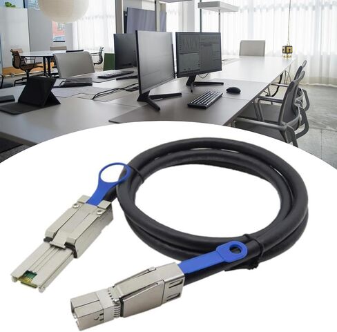 0.5/1/2m SFF-8088 to SFF 8644 Cable Highly Speed Data Server Raids External Cable for Techs Enthusiasts in Saudi Arabia
