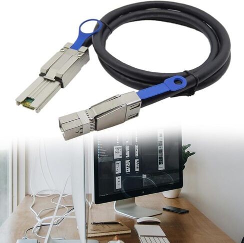 0.5/1/2m SFF-8088 to SFF 8644 Cable Highly Speed Data Server Raids External Cable for Techs Enthusiasts in Saudi Arabia