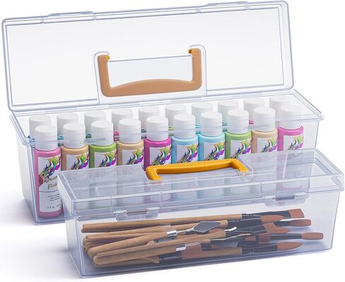 3 فتحات حامل أقلام أكريليك شفاف منظم أقلام الرصاص، حامل تخزين فرش المكياج الشفاف، حامل أكواب القلم المكتبي، منظم قرطاسية للمنزل والمكتب والمدرسة، سطح طاولة تزيين in Kuwait