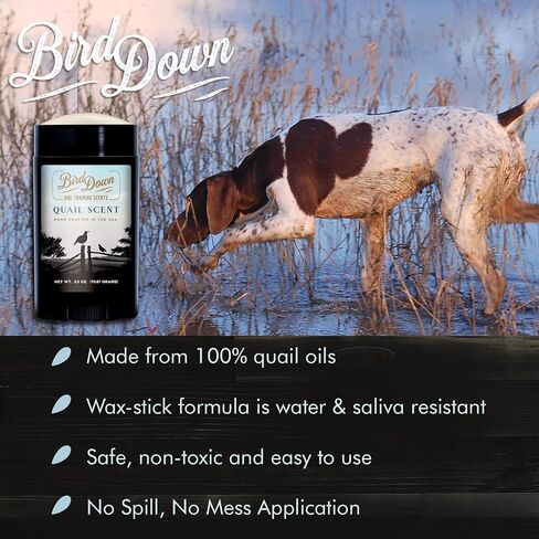 Conquest Scents Birddown Spcent Stick - Wax Training Training Wax للدراج ، البط ، السمان والغرور ، 2.5 أوقية in Kuwait