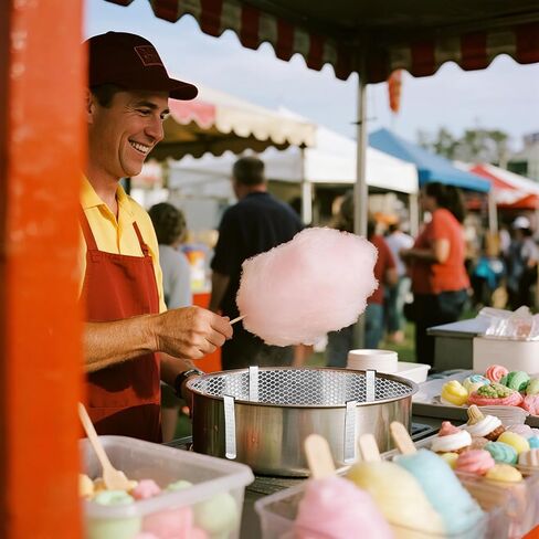 2 Sets Cotton Candy Mesh and Clip Stabilizer Kit, Reusable & Cuttable Cotton Candy Machine Supplies, Floss Maker Accessories in Saudi Arabia