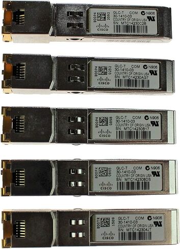 Cisco GLC-T 1000BASE-T SFP+ وحدة الإرسال والاستقبال (متجددة) in Saudi Arabia