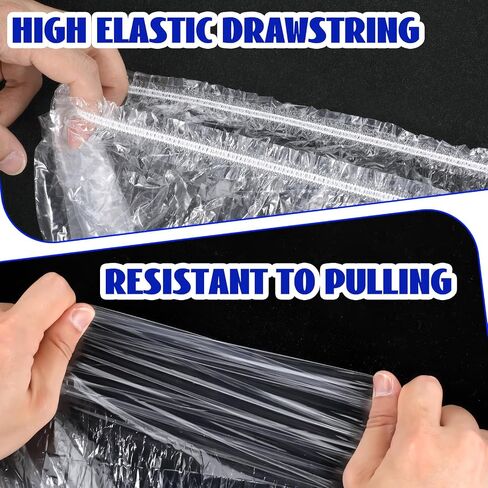 30pcs Backpack Rain Cover Disposable Waterproof Lightweight Backpack Cover Elastic Covers Protector for Outdoor Hiking Compact Raincoat Raincover for Cycling Travel (41-50L) in Saudi Arabia