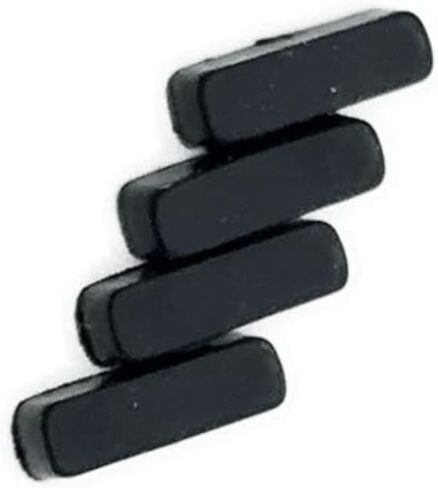 Yanhao [أجزاء ألعاب الفيديو] 10pcs استبدال أقدام مطاطية أسود أسود لأجهزة Xbox360 Slim Housing Case Rubber [استبدال] in Saudi Arabia