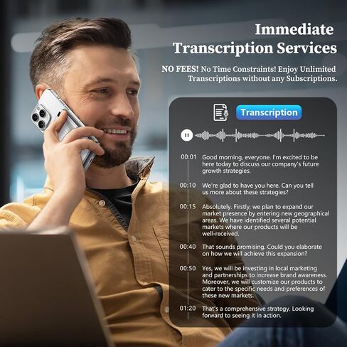 AI Voice Recorder - Voice Recorder w/No Fee for Transcribe & AI Summarize by ChatGPT, APP & Web Control, 121 Languages, 64GB Memory, Wireless Charging,Digital Voice Recorder for Meetings/Calls Silver in Saudi Arabia