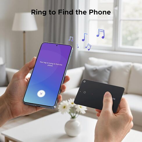 تعمل علامات تعقب Bluetooth Slim S Ugreen Slim S مع تطبيق Samsung SmartThings (Samsung فقط) ، ومكتشف بطاقة محفظة سعة 1.7 ملم ، بطاقة تعقب مائية قابلة لإعادة الشحن للمحفظة ، المفتاح ، الأمتعة in Kuwait
