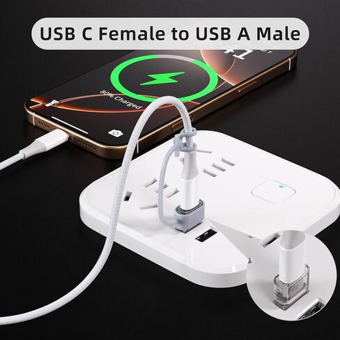 أساسيات السفر ، 3 في 2 كبل USB C لشاحن Apple Watch/iPhone 16 شاحن/صاعقة ، سلك كابل متعدد الشحن ، أساسيات التخييم ، محمولة مصممة لسلسلة iWatch و iPhone 16-12-4ft (1) in Kuwait
