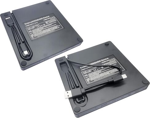 USB-C TILL EDICAL 4K ULTRA HD 3D UHD Blu-ray DVD Player/Burner +BAS Storage ، لـ ASUS HP LENOVO DELL MSI Surface ACER CAPTOP MAMING CAMPORT ، 2IN1 BD-RE DVD +-R/RW DL Optical Drive in Kuwait