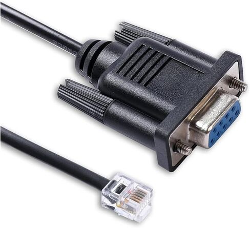 PLC Programming Cable DB9 Female RS232 Serial to RJ12 6P6C لـ DL05 DL06 DL105 DL205 D3-350 D4-450 D2-DCBL (2.98M) in Kuwait
