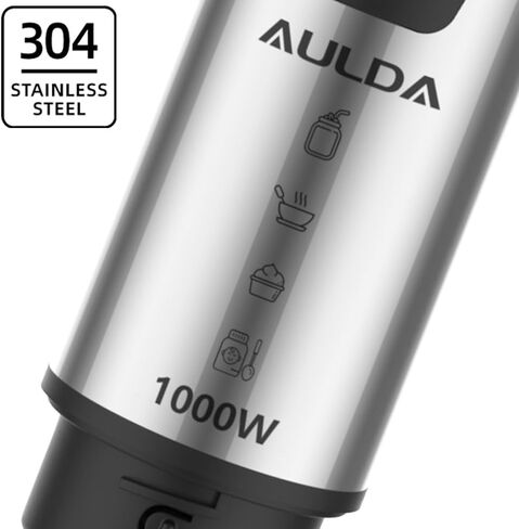 1000W خلاط غمر كهربائي ، خلاط يدوي 20 سرعة مع مقبض مريح ، خلاط محمول للعصائر ، طعام الأطفال ، الحساء والمزيد in Saudi Arabia