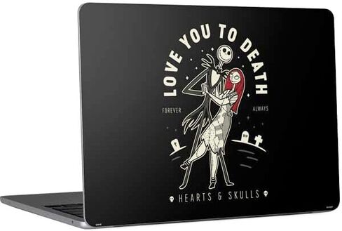 Skinit Skinit Laptop Skin Compatible مع MacBook Air 13in M4 (2025) - ديزني مرخص رسميًا The Nightmare قبل تصميم نمط عيد الميلاد Skellington in Saudi Arabia