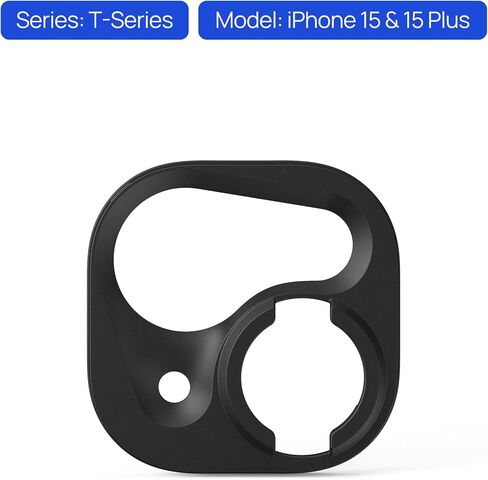 تنقل العدسات المتساقطة لحظة للعدسات T-Series (iPhone 15 Pro/Pro Max) أسود in Kuwait