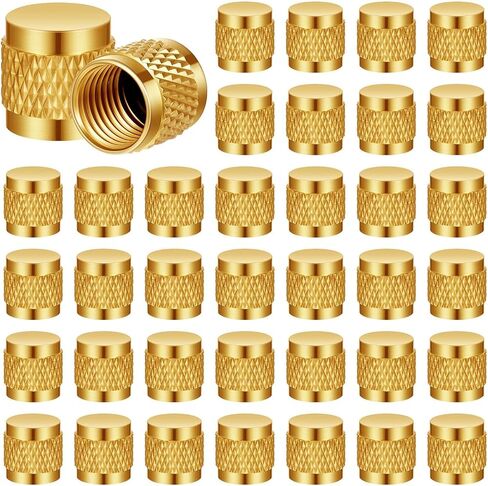 50 Pcs 1/4 Flare Cap, Round Brass W/Neoprene O Ring Seal in Saudi Arabia
