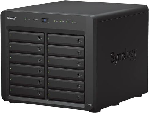 Synology DiskStation DS2422+ NAS Server مع وحدة المعالجة المركزية Ryzen 2.2Ghz ، ذاكرة 32 جيجابايت ، تخزين 48 تيرابايت ، 4 × 1GBE LAN ، نظام التشغيل DSM in Saudi Arabia