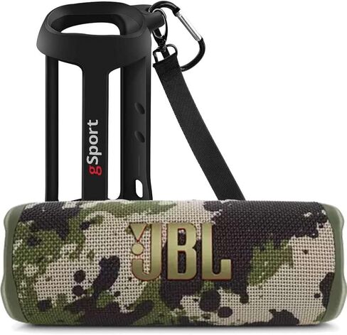 JBL Flip 6 حزمة مكبر صوت محمولة مقاومة للماء مع حالة ألياف الكربون GSPORT (الأزرق) in Saudi Arabia
