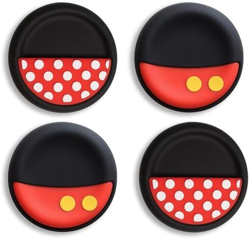 PERFECTSIGHT Cute Thumb Grips Cap Compatible with Nintendo Switch Joycon/OLED/Lite, Soft Silicon Joystick Caps, Kawaii Skin Button Stick Cover 3D Analog Kit for NS Controller, Brother in Saudi Arabia