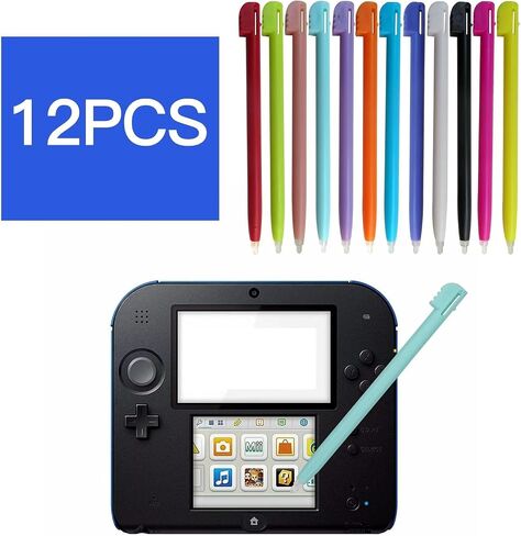 Performance 12 Pack Color Touch Pen Pen Replace Pits for Nintendo DS Lite NDSL Video Game Assory ، Vicue أحدث استبدال in Saudi Arabia