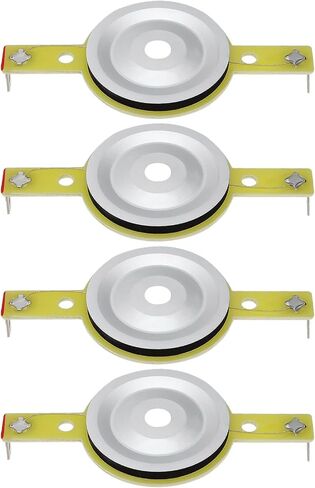 The Lord of the Tools 4pcs 25.4mm Bullet Super Tenter Diaphragm Titanium Twitter Voice Coil Filmer متوافق مع PRV Audio RPTW350TI TW350TI in Saudi Arabia
