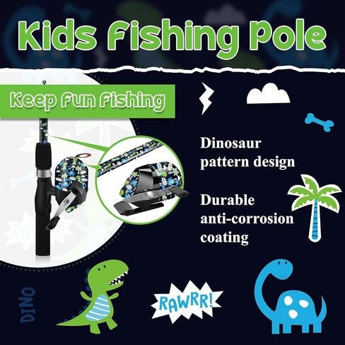 Kids Fishing Pole, Kids Telescopic Fishing Rod and Reel Combo for Children Boys Girls in Kuwait