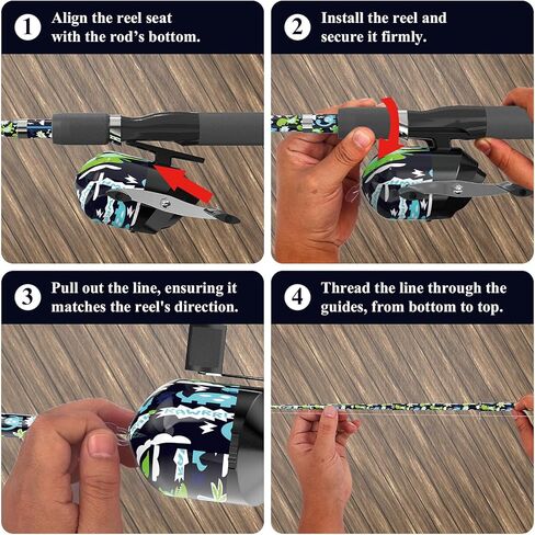 Kids Fishing Pole, Kids Telescopic Fishing Rod and Reel Combo for Children Boys Girls in Kuwait