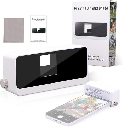 YZS Phone Camera Lens/Camera Mirror Adapter for iPhone 14 Pro/15/15 Pro/16/16 Pro ONLY - Overhead Shot & Unique POV Accessory for Content Creators, Tabletop Recording, Pet Videos & DIY Tutorials in Saudi Arabia