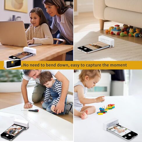 YZS Phone Camera Lens/Camera Mirror Adapter for iPhone 14 Pro/15/15 Pro/16/16 Pro ONLY - Overhead Shot & Unique POV Accessory for Content Creators, Tabletop Recording, Pet Videos & DIY Tutorials in Saudi Arabia