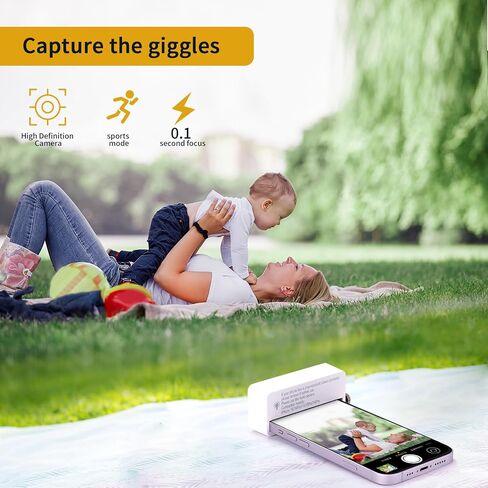YZS Phone Camera Lens/Camera Mirror Adapter for iPhone 14 Pro/15/15 Pro/16/16 Pro ONLY - Overhead Shot & Unique POV Accessory for Content Creators, Tabletop Recording, Pet Videos & DIY Tutorials in Saudi Arabia