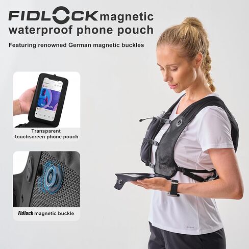N NEVO RHINO Running Vest with 350ML TPU Soft Flask,Adjustable Chest Straps in Saudi Arabia