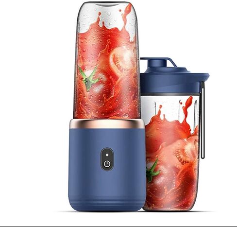 Portable Mini Blender, USB Rechargeable 300ML Personal Blender for Shakes and Smoothies, Single-Serve Blender for Traveling, Single-Serve Blender with Stainless Steel Blades (PINK) in Kuwait