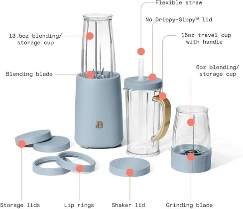 خلاط شخصي جميل من 12 قطعة ، 285 واط ، كأس إلى التنو in Kuwait