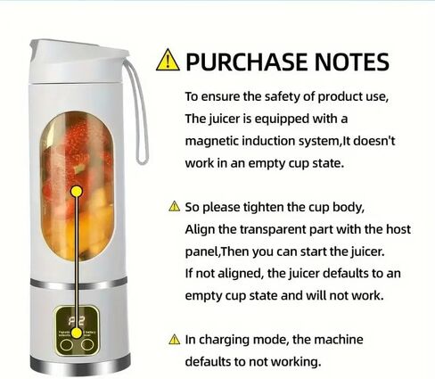 Portable Blender for Shakes & Smoothies, 450ml Personal Blender Cup with 12 Blades, USB-C Rechargeable Juicer, BPA-Free Leakproof Smoothie Maker for Travel, Gym, Home, Protein Shakes, and Juice in Saudi Arabia