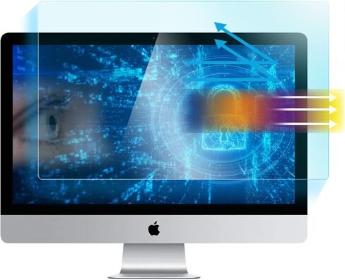 Screen Protector for iMac 27-inch Anti Blue Light Anti Glare, iMac Pro 27 /iMac 27 Inch 5K Display Eyes Protection Blue Light Screen Protector Filter, Reduce Eyes Stain (25 1/2 x 15 1/8 Inch) in Saudi Arabia