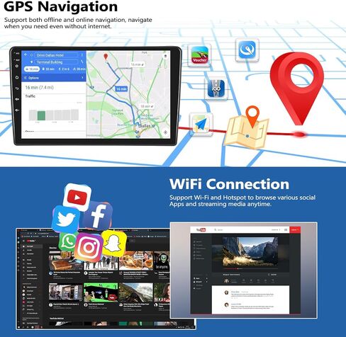 2+64G سيارة راديو ستيريو للسيارة لنيسان Frontier Pathfinder 2005-2008 مع Carplay Android Auto ، 9 بوصة شاشة Android 13 Car Radio مع GPS ملاحة Bluetooth WiFi Link Camera in Kuwait
