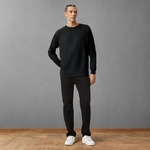 تي شيرت بأكمام طويلة من القطن ثقيل الوزن للجنسين من أمريكان أباريل، طراز G1304، قطعتان in Saudi Arabia