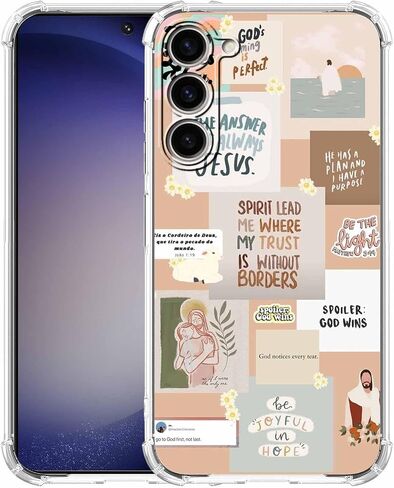 حالة من Samsung Galaxy S23 مع تصميم الفن النباتي ، ونمط عث الفطر الفقري الجمالي ، وغطاء هاتف TPU الناعم ، 6.1 "(العث ، S23) in Kuwait
