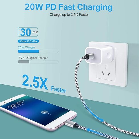 for Samsung Watch Charger Fast Charging Compatible Galaxy Watch 8/8 Classic/7/Ultra/6/5 Pro/5/4,2 in 2 USB C/A Samsung Phone Charger 6ft with 20W Dual Charging Block for Galaxy A17/A36/A56/S25 Ultra in Kuwait