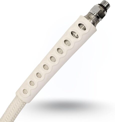 Scuba Choice Scuba Diving 4" Long Vented Regulator Hose Protector, Black in Kuwait