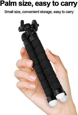 Phone Tripod, Extendable Tripod Stand with Holder for Phone Camera Video Recording in Saudi Arabia