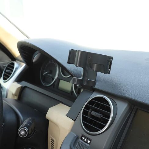 Cell Phone Holder for Dashboard Air Vent Windshield Universal Qiilu Car Dashboard Mobile Phone Holder Multifunction Replacement for Discovery 3 LR3 L319 2004‑2009 in Saudi Arabia