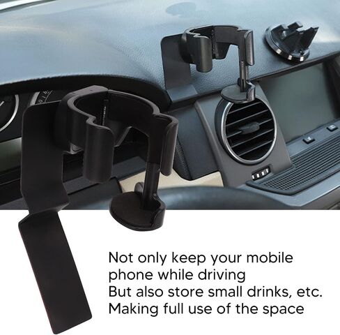 Cell Phone Holder for Dashboard Air Vent Windshield Universal Qiilu Car Dashboard Mobile Phone Holder Multifunction Replacement for Discovery 3 LR3 L319 2004‑2009 in Saudi Arabia