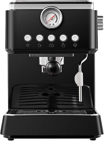 Espresso Machine 20 Bar, Upgraded 1300W Espresso Maker with Milk Frother Steam Wand, Semi-Automatic Espresso Coffee Machines for Home, for Cappuccino, Latte, 50oz Removable Water Tank (white) in Saudi Arabia