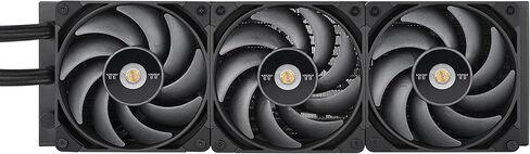 Thermaltake AW360 Liquid Cooler; Intel LGA 4677 - AMD sTR5/SP6; 360mm Radiator; 3x120mm 500~2000rpm PWM Toughfan Pro; Nickel-Plated Copper Block; Black; CL-W450-PL12BL-A in Saudi Arabia