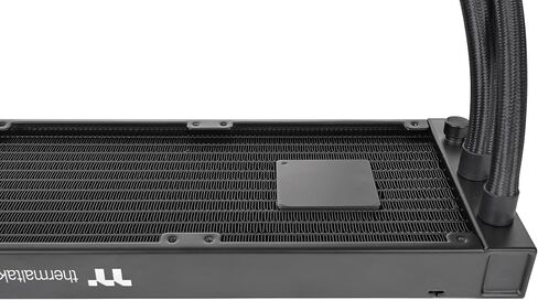 Thermaltake AW360 Liquid Cooler; Intel LGA 4677 - AMD sTR5/SP6; 360mm Radiator; 3x120mm 500~2000rpm PWM Toughfan Pro; Nickel-Plated Copper Block; Black; CL-W450-PL12BL-A in Saudi Arabia