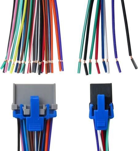 2024 Upgrade Car Stereo Radio Wiring Harness Plug 24pin و 12pin plug for geo in Saudi Arabia