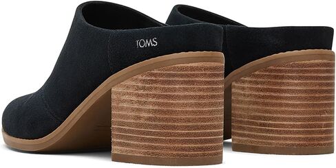 TOMS Evelyn Mule Black Suede 5.5 B (M) in Saudi Arabia