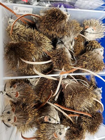 Mouse Fly, Deer Hair Mouse Fly, Deer Hair Mice, Floating Deer Hair Mouse, Floating Mouse 3 Pack in Saudi Arabia