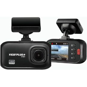 VIGORPLUS V161 DASH CAM 1080P CARMANT مع Vision Night Vision ، GPS المدمج ، G-SESOR ، تسجيل حلقة واكتشاف الحركة ، مسجل قيادة شاشة LCD 2 " in Kuwait